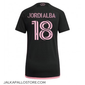 Inter Miami Jordi Alba #18 Vieraspaita Naisten 2024-25 Lyhythihainen